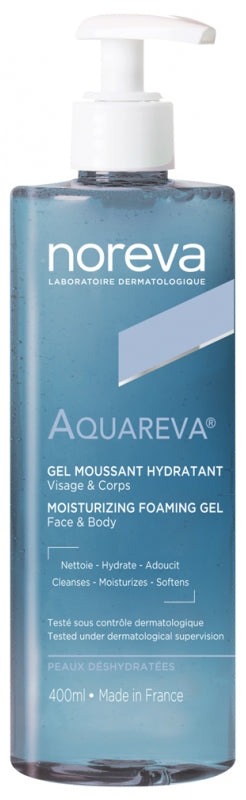 Noreva Aquareva Moisturising Foaming Gel 400ml facial cleanser #Size_400ml