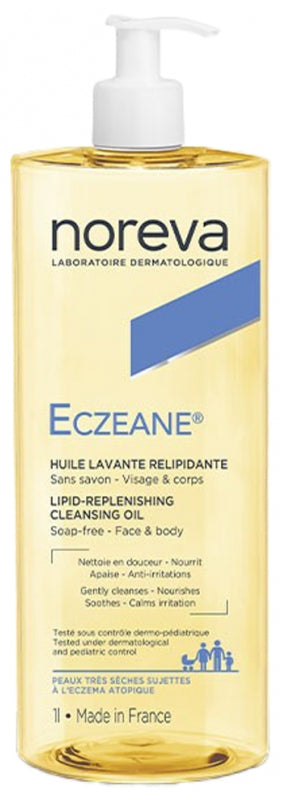 Noreva Eczeane Lip-Replenishing Cleansing Oil 1000ml body wash #Size_1000ml