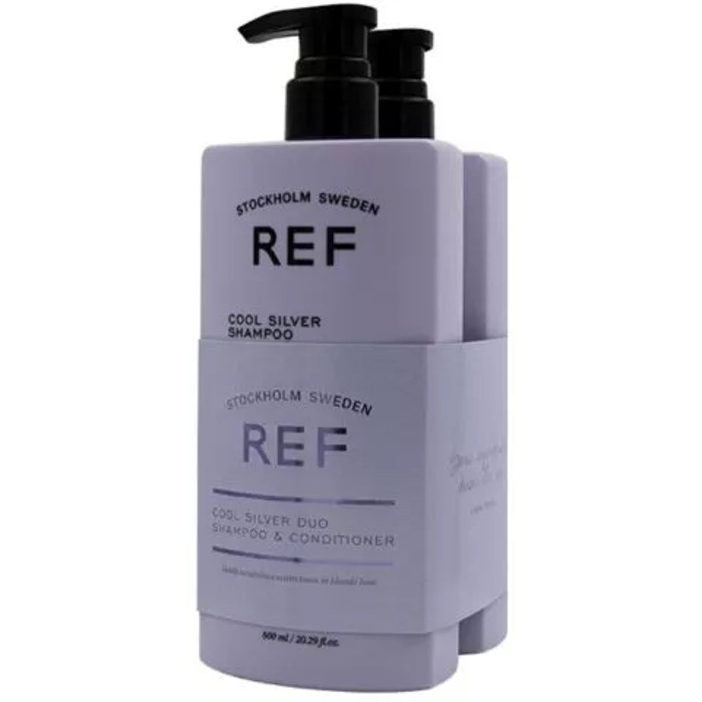 REF Cool Silver Duo Shampoo + Conditioner 2x600ml shampoo & conditioner sets