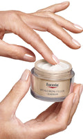Eucerin Hyaluron-Filler + Elasticity Day Cream SPF 15 50ml application