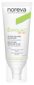 Noreva Exfoliac SPF50+ Mattifying Sun Fluid 40ml sunscreen #Size_40ml