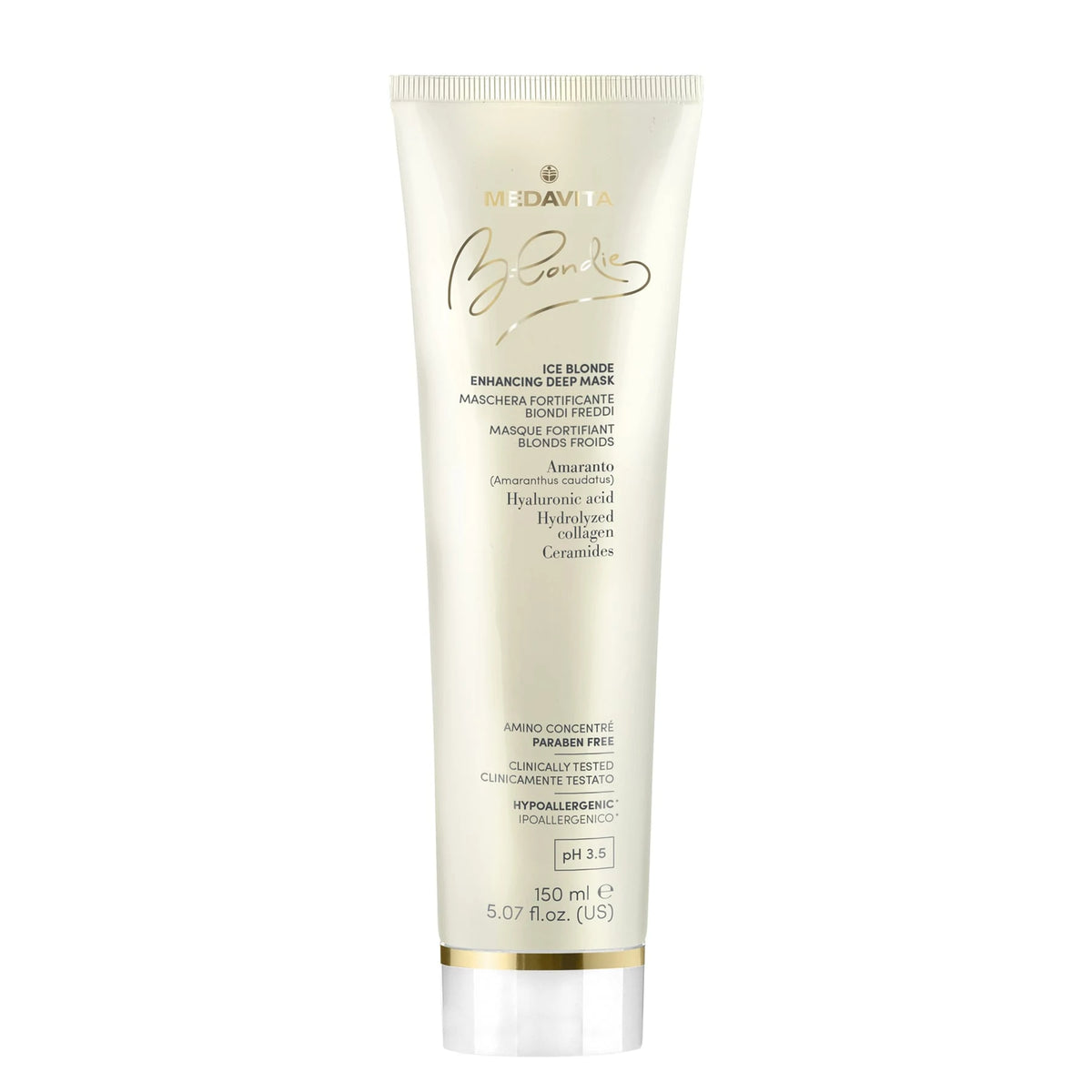 Medavita Blondie Ice Blonde Enhancing Deep Mask 150ml hair mask #Size_150ml