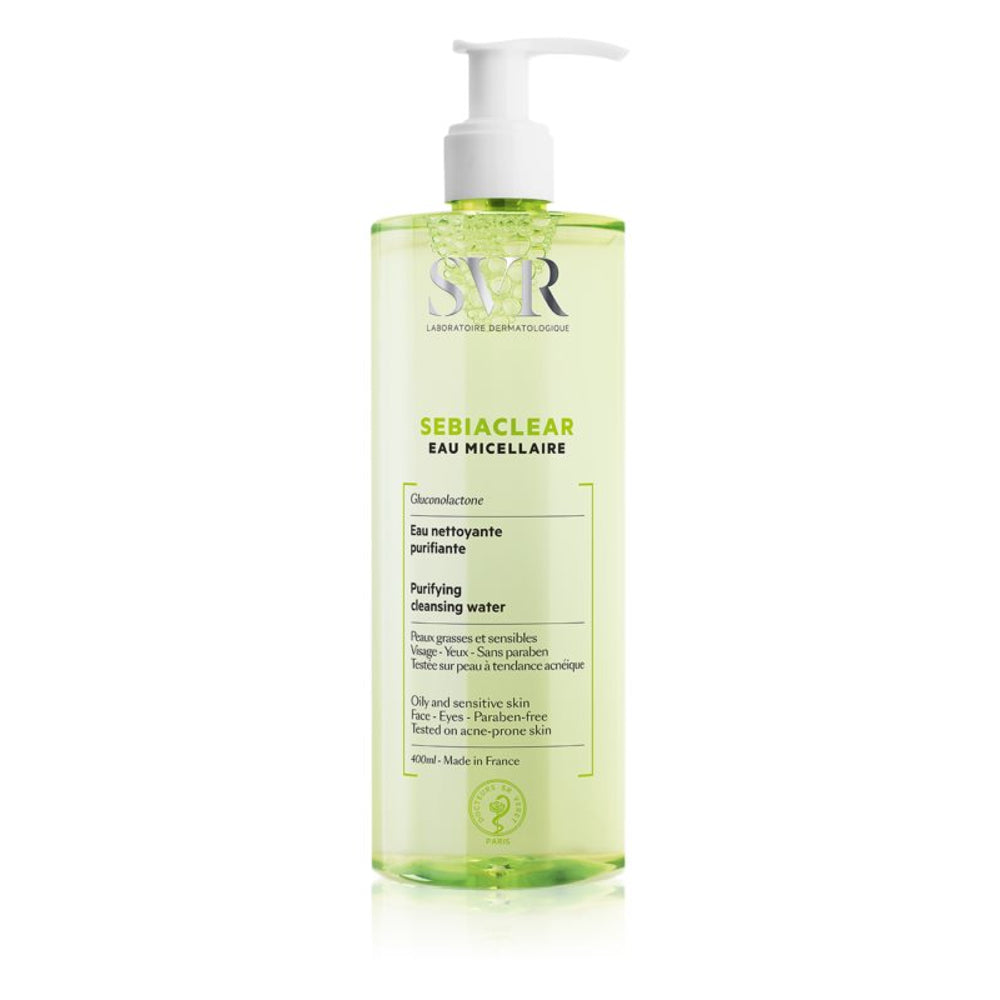 SVR Sebiaclear Eau Micellaire Mattifying Micellar Water For Oily And Problematic Skin